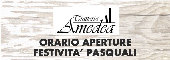 Orario apertura trattoria amedea